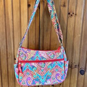 Vera Bradley Crossbody Shoulder Colorful Paisley Bag